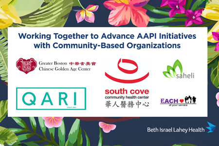 Community-based organizations with an AAPI focus, supported by BILH.